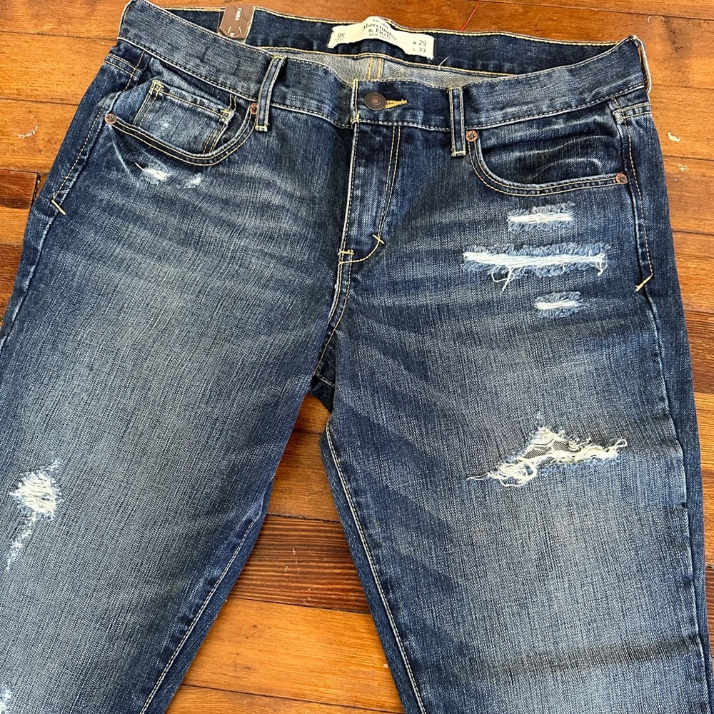 NWT Womens Abercrombie & Fitch Emma Jeans Size 8, Bootcut, W29 x L33